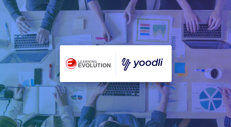 Learning Evolution and Yoodli logos