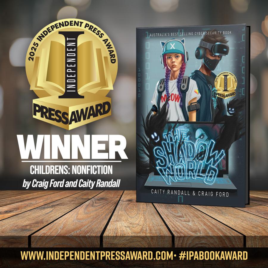 INDEPENDENT PRESS AWARD for The Shadow World by Craig Ford and Caity Randall