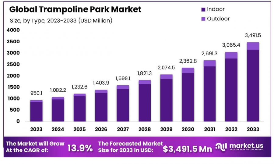 Trampoline Park Market Size