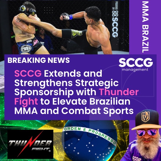 SCCG Extends Sponsorship with Thunder Fight to Elevate Brazilian MMA