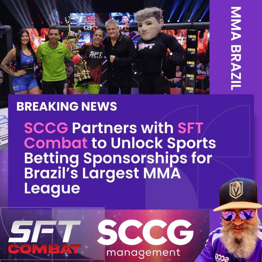 SCCG Partners with SFT Combat to Unlock Sports Betting Sponsorships for Brazil’s Largest MMA League