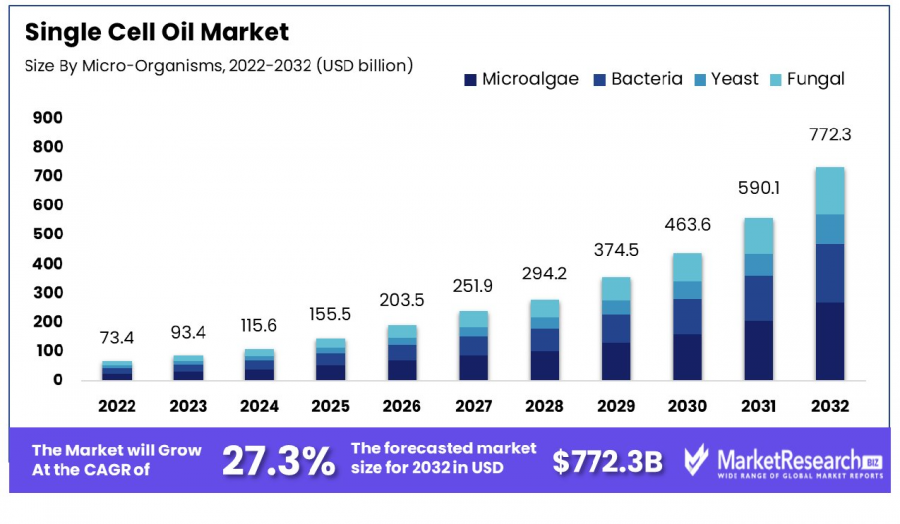 Single Cell Oil Market By Micro Organisms