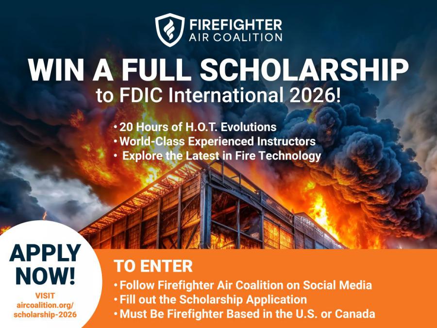 2026 Firefighter Air Coalition FDIC Scholarship