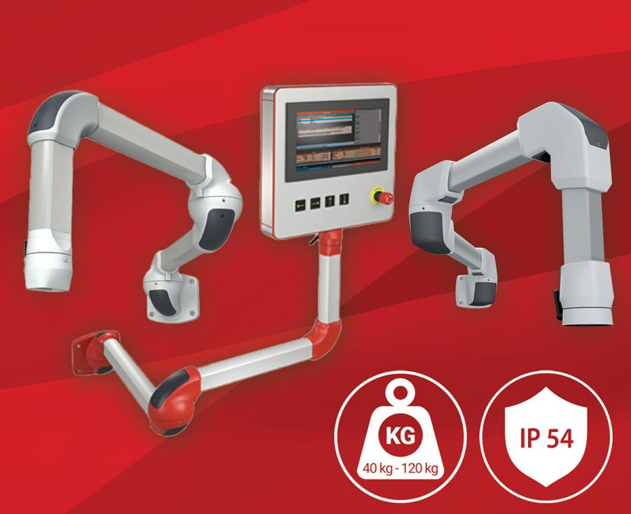 ROLEC's modular suspension arm systems are perfect for today's HMI and control equipment.