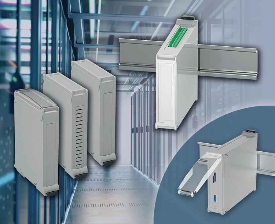 New RAILTEC BP, M22 DIN rail enclosures