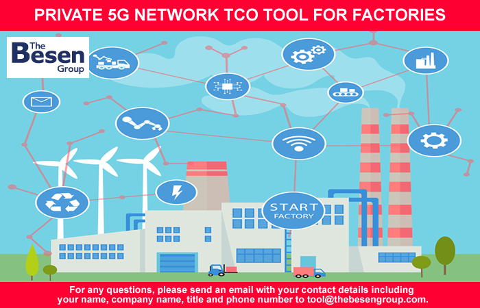 Private 5G TCO Tool for Factories