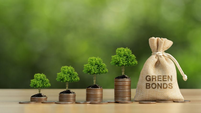 The green bond market size is valued at US$ 526
