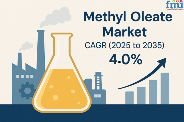 The methyl oleate market is expected to experience steady growth, with a projected CAGR of 4 Methyl Oleate Market