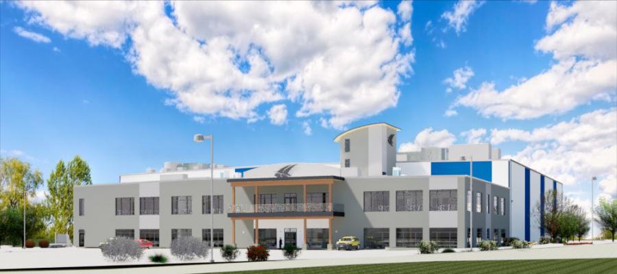 Rendering of Janicki Industries Building