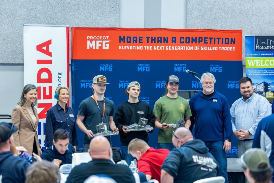 Winners of the maritime welding competition