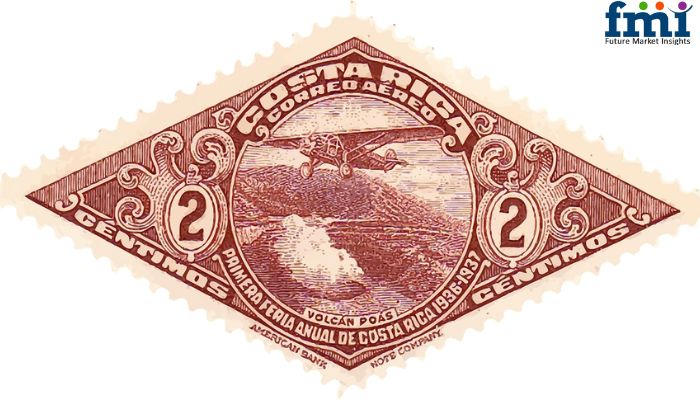 The postage stamp paper market is expected to experience steady growth from 2025 to 2035, with an estimated market value of USD 755 Postage Stamp Paper Market