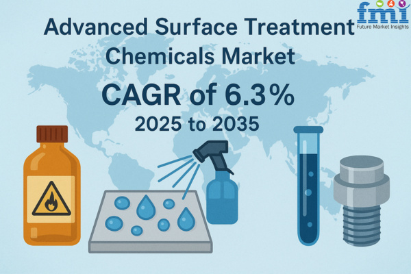 The global advanced surface treatment chemicals market is set to reach USD 6,171 million in 2025, with sales projected to grow at a robust CAGR of 6 Advanced Surface Treatment Chemicals Market