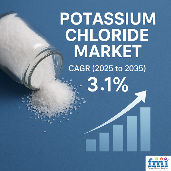 The global potassium chloride market is projected to grow steadily from a valuation of USD 13,961 Potassium Chloride Market