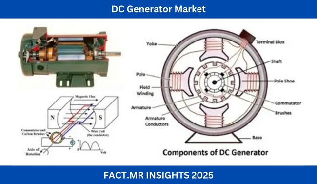 According to Fact.MR, a market research and competitive intelligence provider, the DC generator market was valued at USD 8,044 million in 2024 and is expected to grow at a CAGR of 5 DC Generator Market
