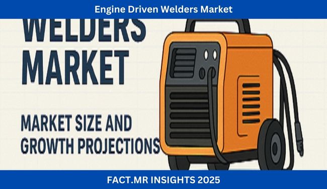 According to Fact.MR, a market research and competitive intelligence provider, the engine driven welders market was valued at USD 1,698 million in 2024 and is expected to grow at a CAGR of 4 Engine Driven Welders Market