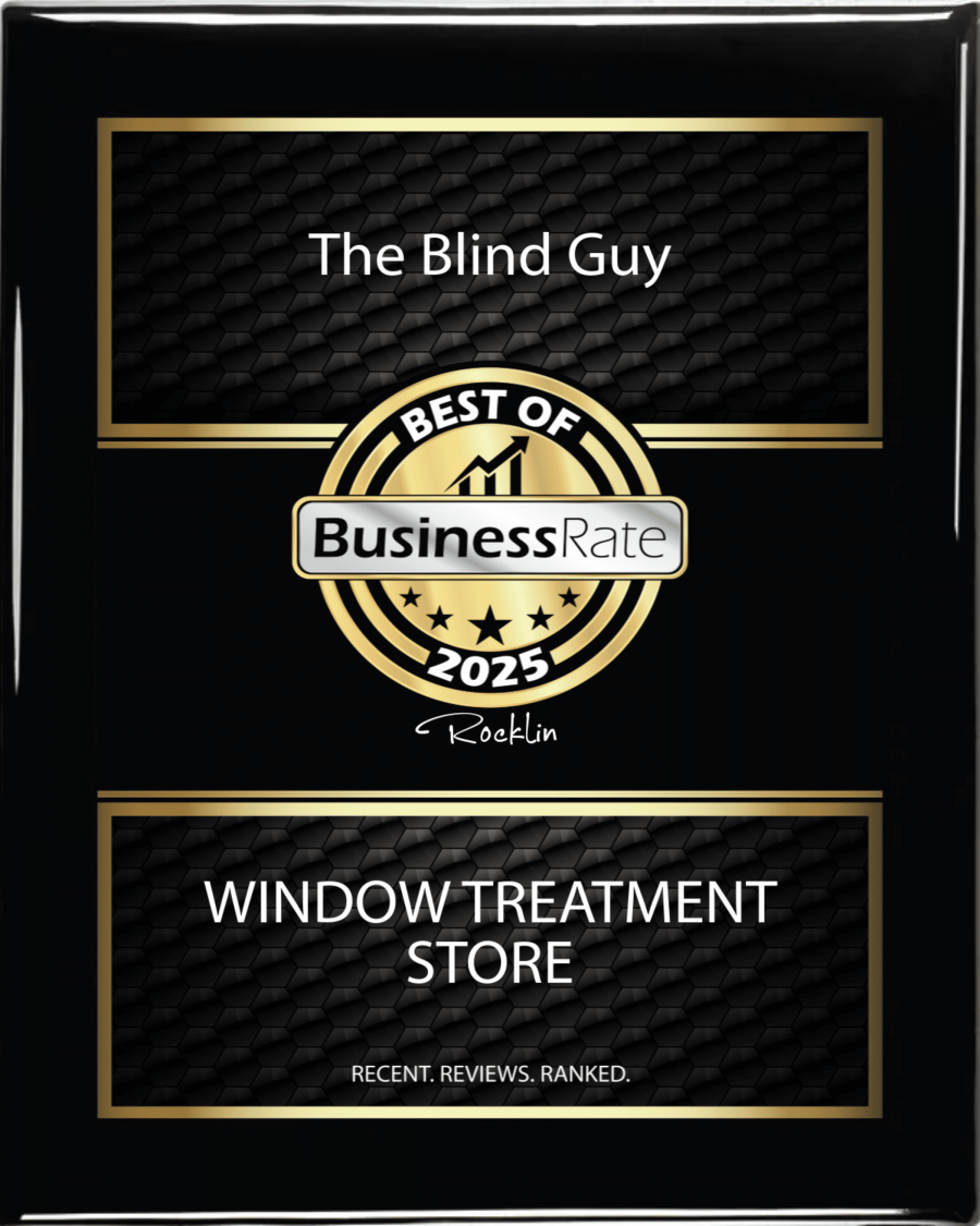 BusinessRate Award 2025 for Best Window Treatment Company