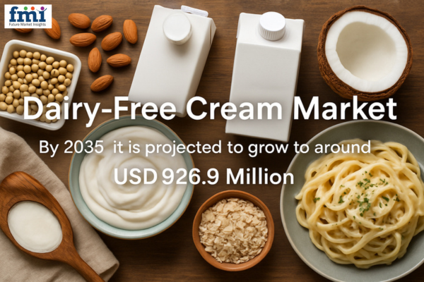 The global dairy-free cream market was valued at approximately USD 475 Dairy-Free Cream Market