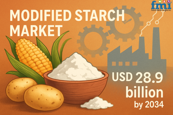 The modified starch market is projected to grow at a steady CAGR of approximately 4 Modified Starch Industry Size