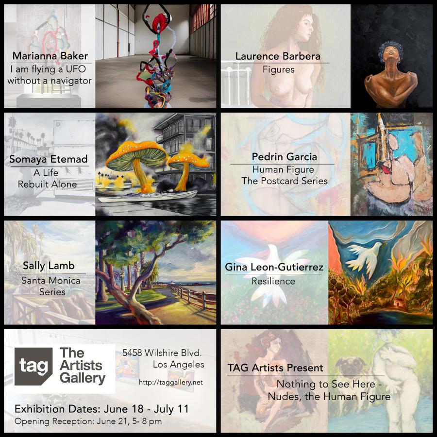 Six Solo Exhibition at TAG in June and July, Reception 6.21.25