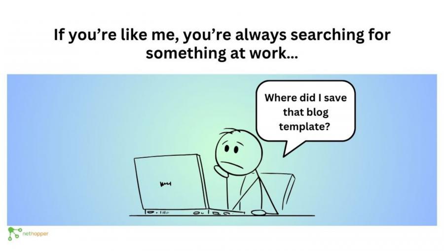 A common workplace struggle: employees spending countless hours searching for the right files