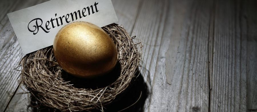 A golden egg in a nest