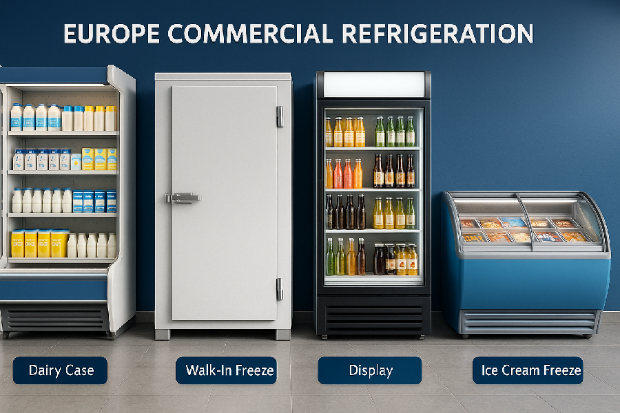 According to a new report, "Europe Commercial Refrigeration Market Size, Share, Competitive Landscape and Trend Analysis Report, by Product, End User : Opportunity Analysis and Industry Forecast, 2021-2028 Europe Commercial Refrigeration