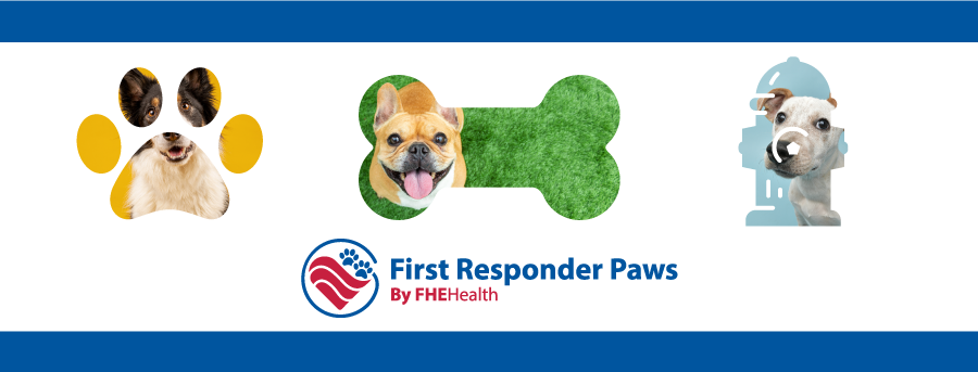 The national behavioral health provider, FHE Health, is now accepting applications here for its third, annual “First Responder Paws Therapy Dog Award