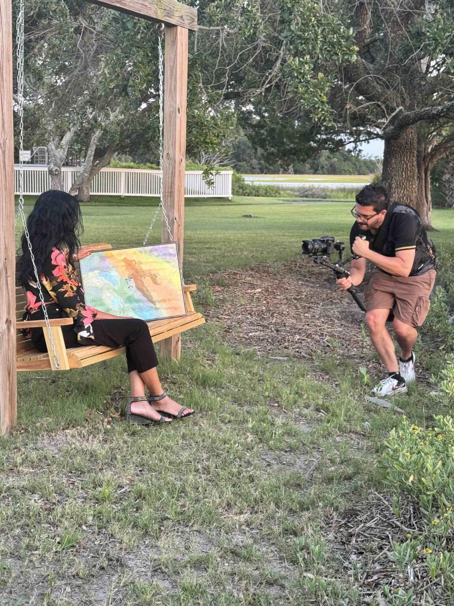 The eye behind ArtistOnTheGo: Alan Grimandi capturing the unseen