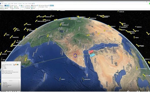 For approved military personnel, we have added to our ability to display real time Hostile Air and Ground information received from Link-16