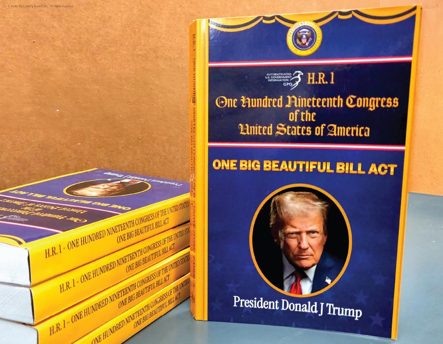 The One Big Beautiful Bill Act Commemorative Book by Really Big Coloring Books, Inc.