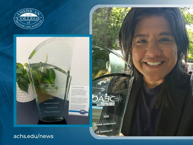 ACHS’s Dr. Tiffany Rodriguez Honored with 2025 DEAC Innovation Award