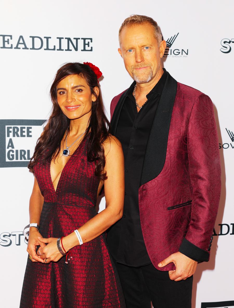 Hada Vanessa and Paul Hutchinson, founder of the Child Liberation Foundation, in West Hollywood, July 19, 2025