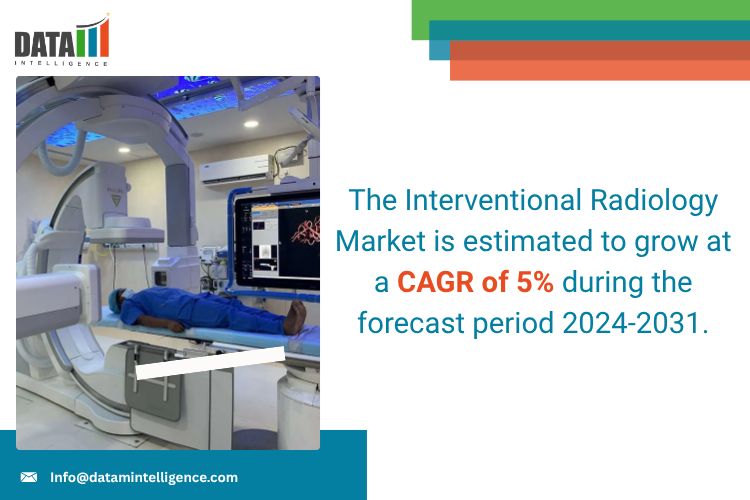 The Interventional Radiology Market is estimated to grow at a CAGR of 5% during the forecast period 2024-2031 Interventional Radiology Market