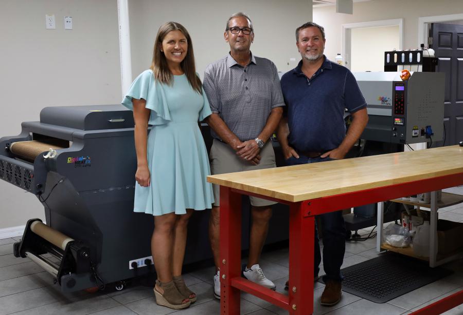 Becky Abbott, Bill Couman and Chris Abbott