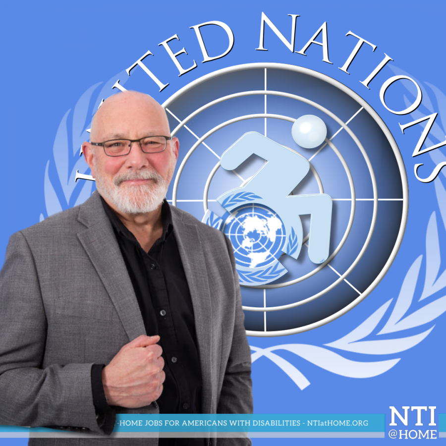 Alan Hubbard, COO of NTI with NTI@Home designed IDPWD logo