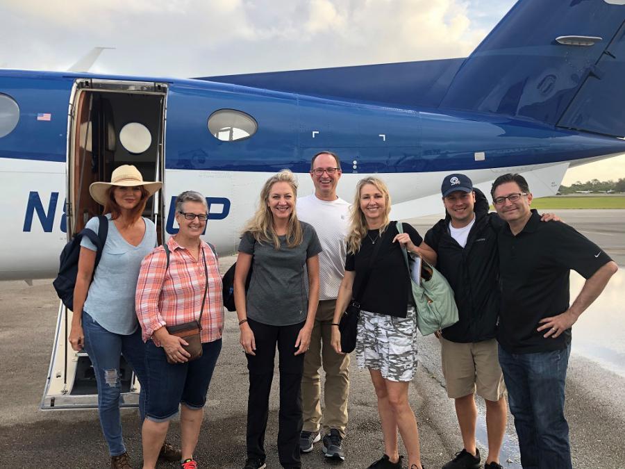 Animal Wellness team in action arriving in the Bahamas