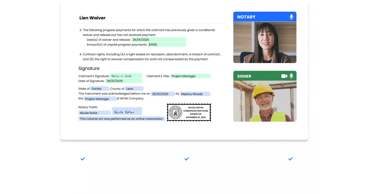 Procore and OneNotary Bring Credentialed Notarization Directly Into Construction Payments