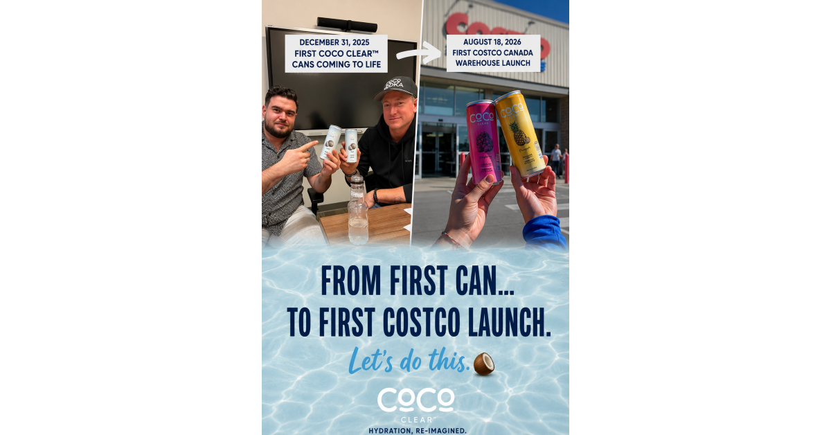 CoCo CLEARâ¢ Announces Costco Canada Roadshow, Beginning in Burnaby, British Columbia