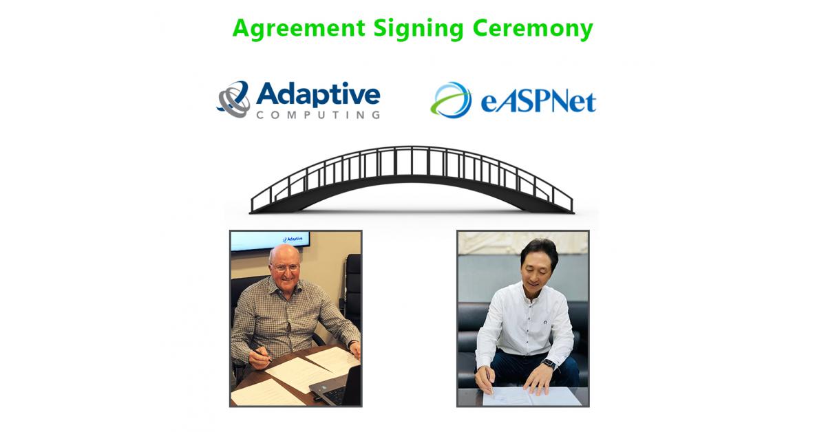 Adaptive Computing and eASPNet Taiwan Inc. Sign Partnership Agreement