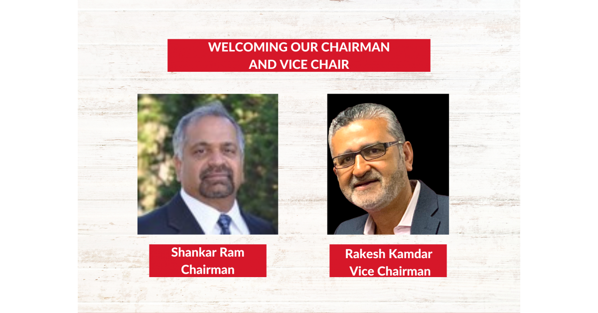 tie global chair and vice chair Shankar Ram Appointed as Chairman of the TiE International Board