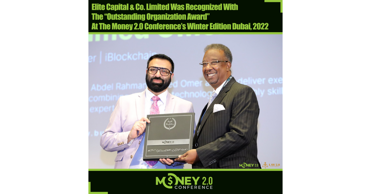 utstanding organization award Elite Capital & Co. Restricted Was Acknowledged With The “Excellent