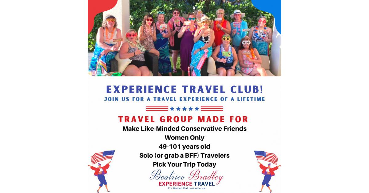 Beatrice Bradley Experience Travel Caters to 49+ Conservative Women