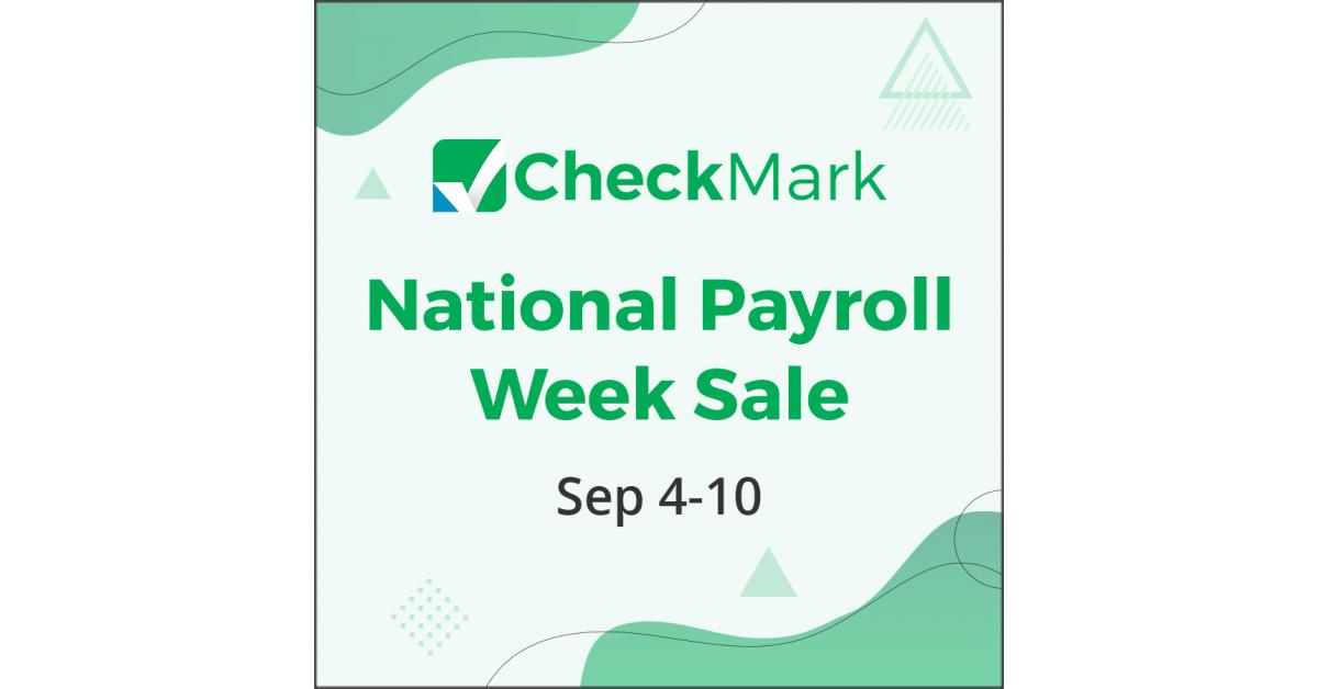 CheckMark Announces Exclusive Sale On National Payroll Week