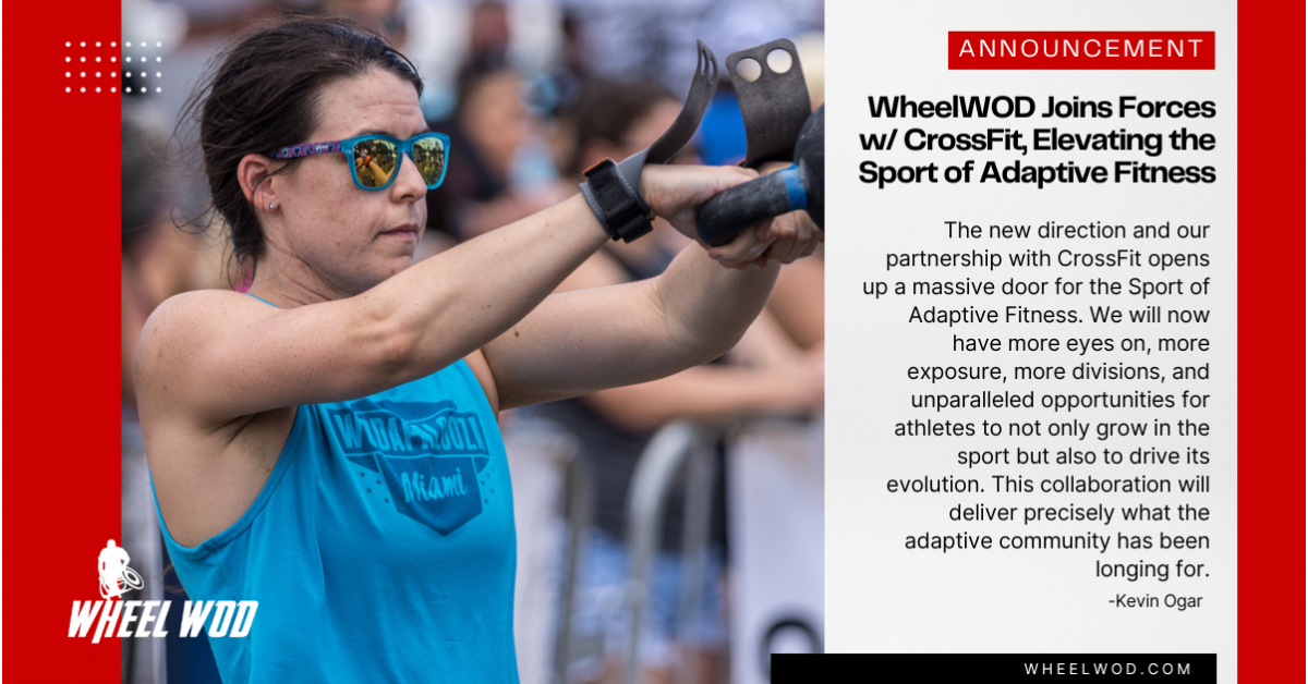 WheelWOD Joins Forces With CrossFit, Elevating The Sport Of Adaptive ...