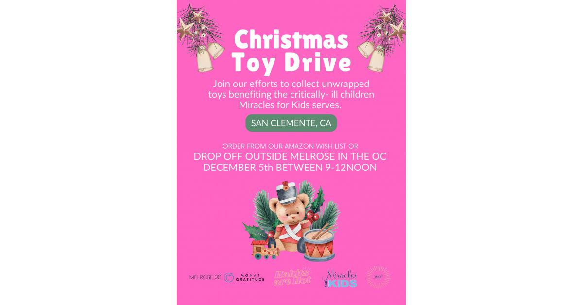 Local San Clemente Christmas Toy Drive collects toys that will be