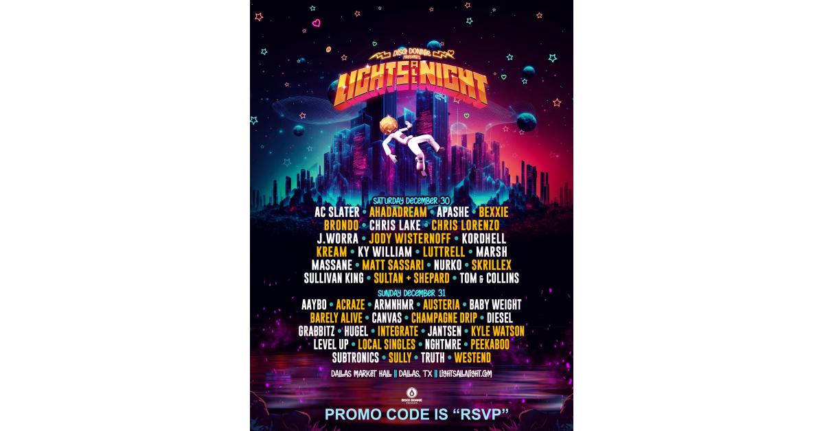 Lights All Night Promo Code LAN NYE 2023