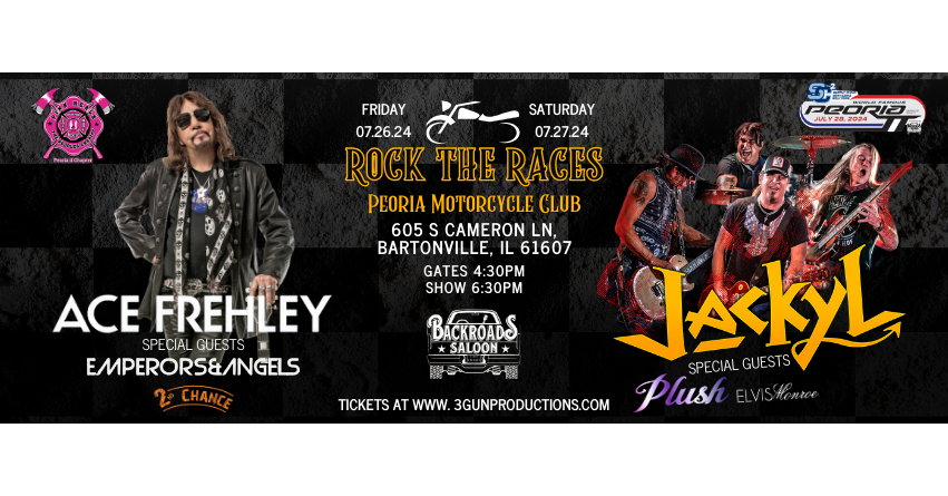 The Legendary Ace Frehley and Jackyl To Headline “Rock The Races” Music ...