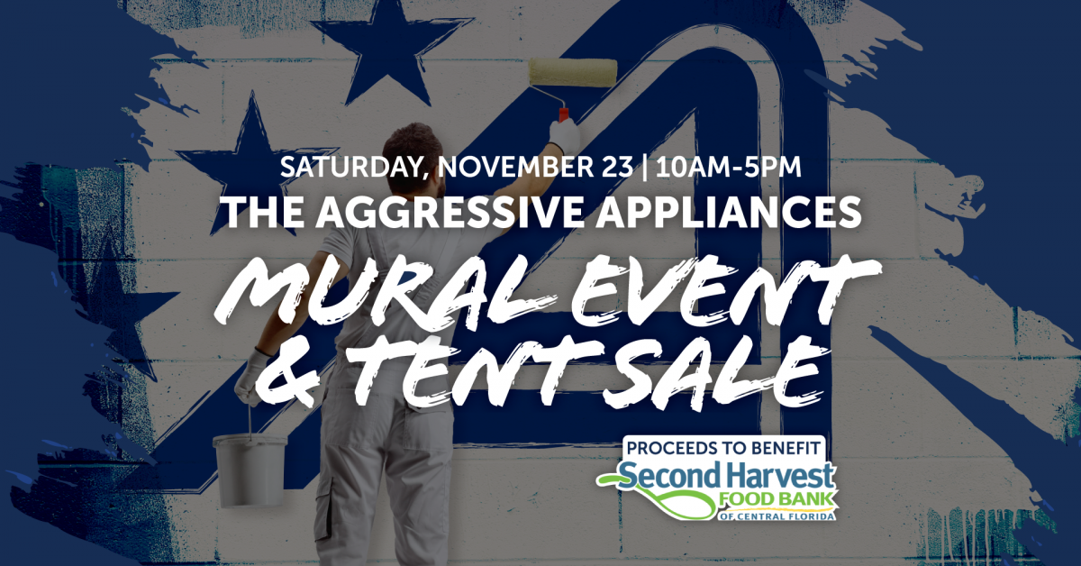 Art, Culture, and Commerce Unite for a Cause at the Aggressive Appliances Mural Event and Tent Sale