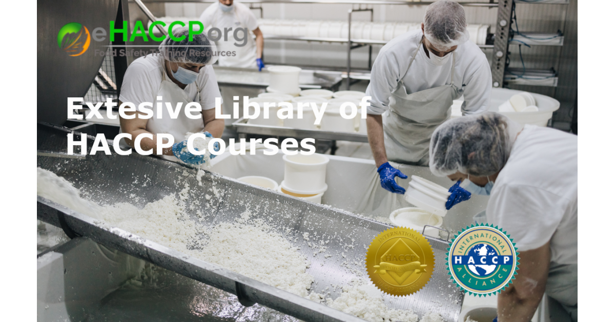 eHACCP.org Launches Comprehensive Suite of Certified HACCP Courses