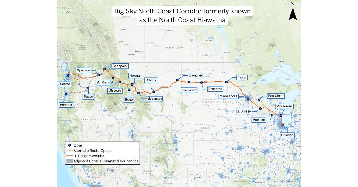 Big Sky Passenger Rail Authority Welcomes Bismarck-Mandan MPO to Government Partners Program